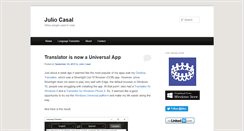 Desktop Screenshot of juliocasal.com