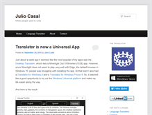 Tablet Screenshot of juliocasal.com
